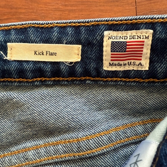 NOEND Denim Kick Flare JeansSize‎ 27 - Picture 3 of 9